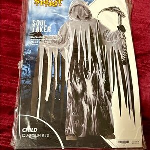 Spirit Halloween Soul Taker Kids Costume - Black and White